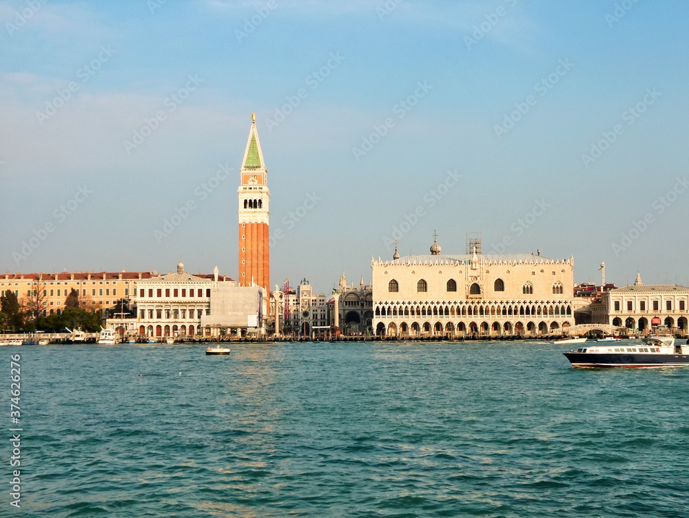 View from the Bay to the Venice in winter