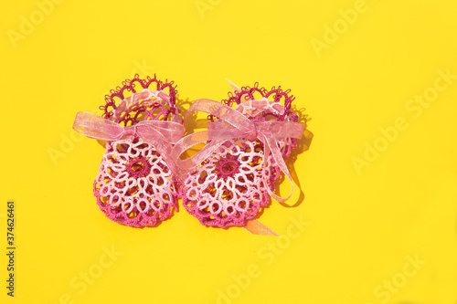 tatted baby shoes