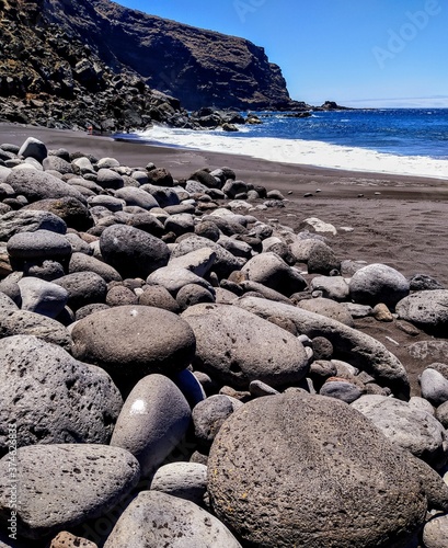 rocks on the beach canary island