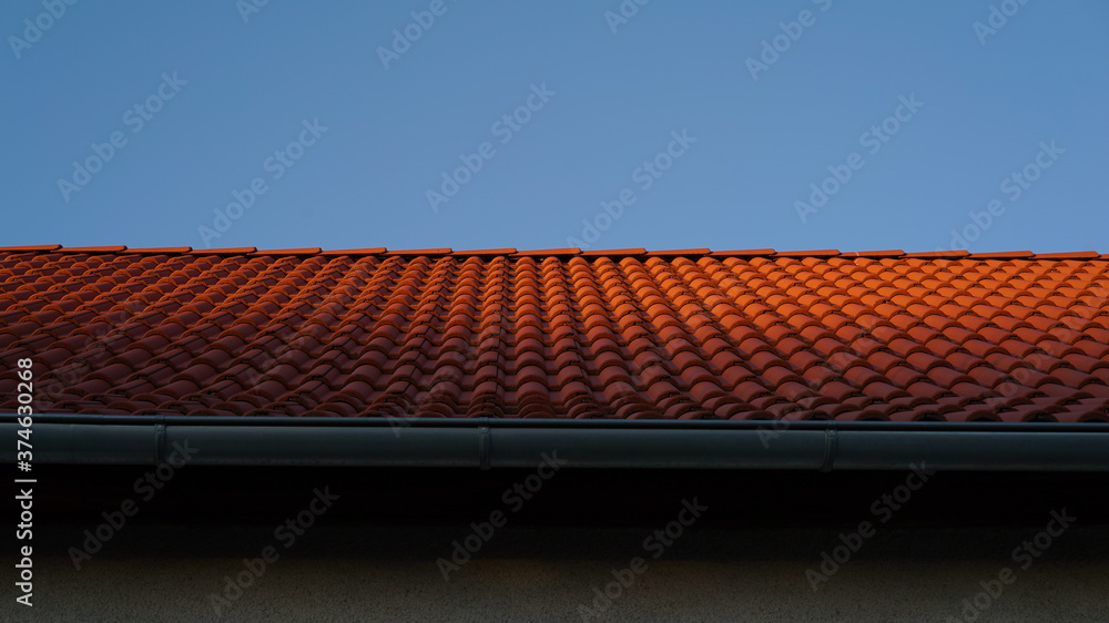 Fototapeta premium red roof tiles