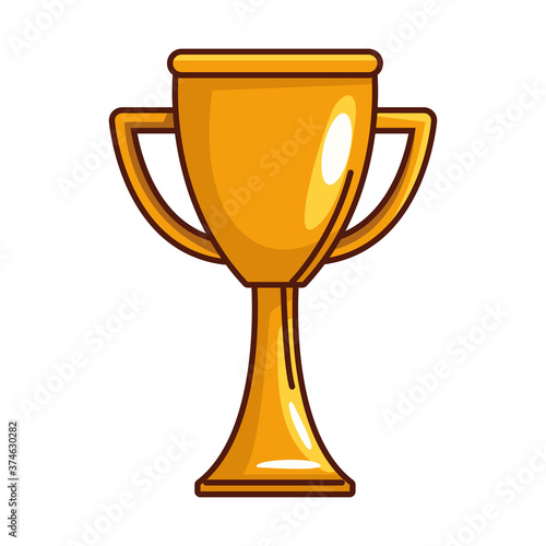 Isolated trophy icon vector design