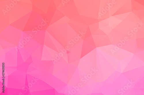 Dark Pink vector template with circles. Blurred bubbles on abstract background