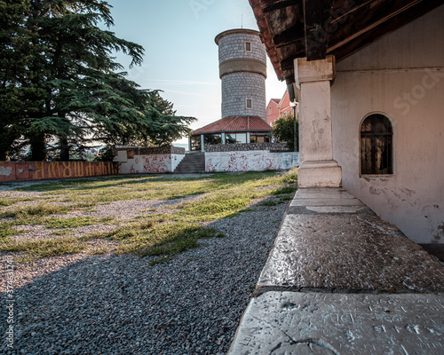 Streets of Omisalj, Croatia photo