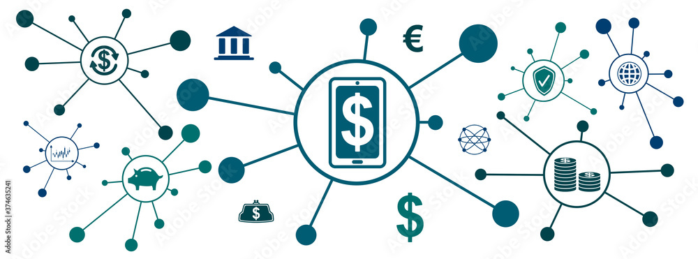 Concept of mobile banking Concept of mobile banking