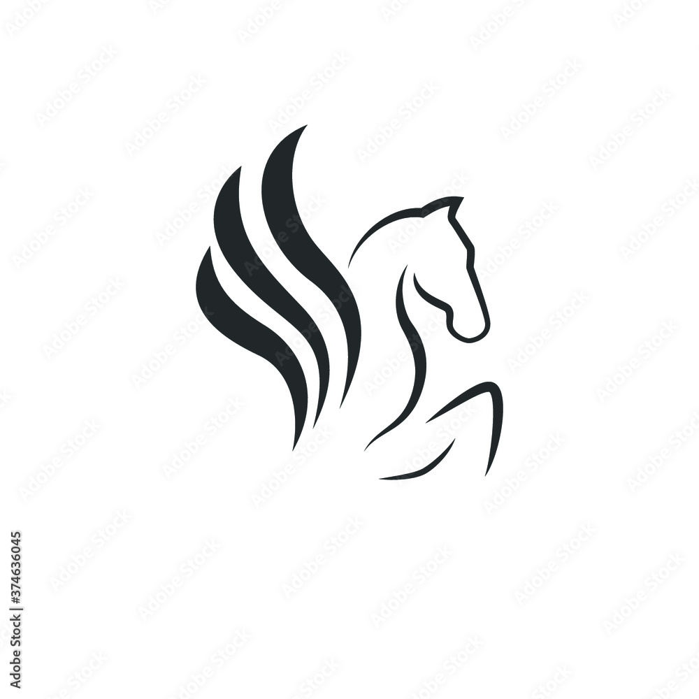 Fototapeta Horse Vector Logo