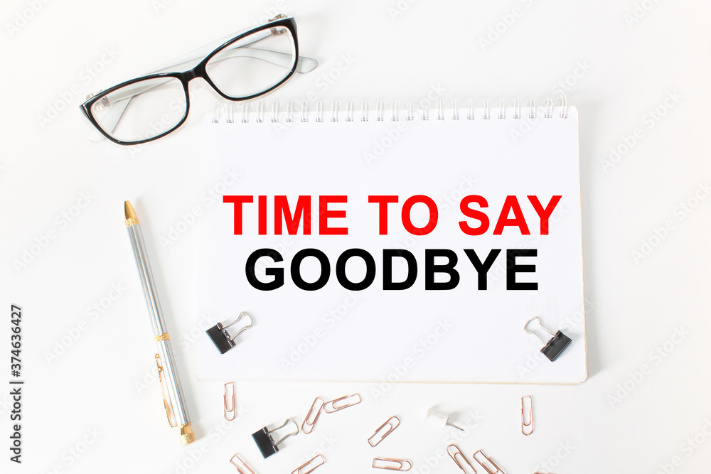 Notepad with inscriptions on a white background. business concept Notepad with inscriptions on a white background. business concept