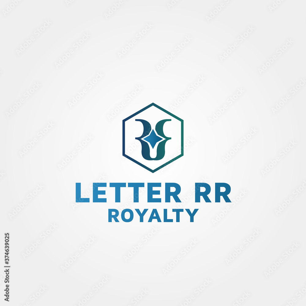 initial rr Vector logo design template inspiration initial rr Vector logo design template inspiration