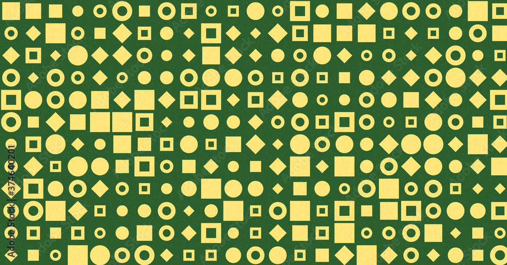 Fototapeta premium Abstract Color Halftone Dots generative art background illustration