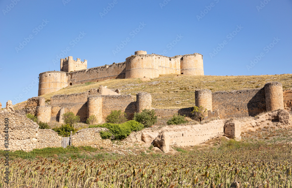 the medieval castle of Berlanga de Duero, province of Soria, Castile and Leon, Spain