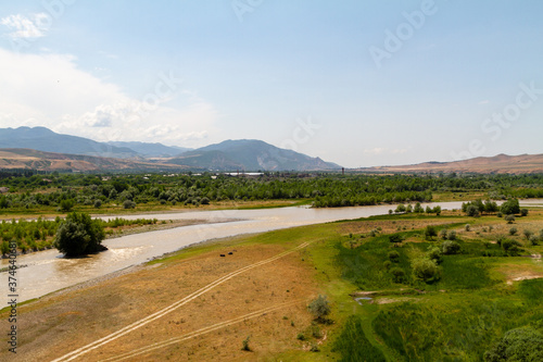 View of the Mtkvari River in Uplistsikhe