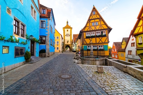 Rothenburg ob der Tauber in Germany, often referred to as a fairytale town, or the ultimate German town.  © Alex Waltner