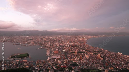 函館山から見る函館市街