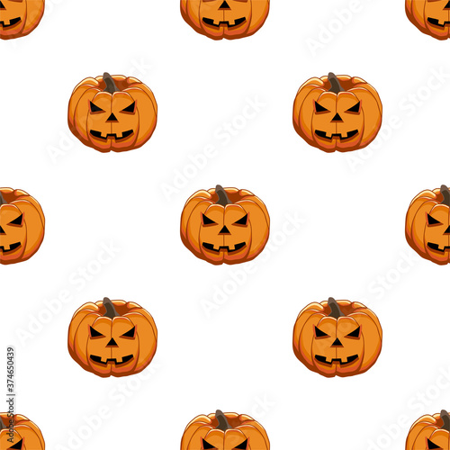 Illustration on theme big colored pattern Halloween