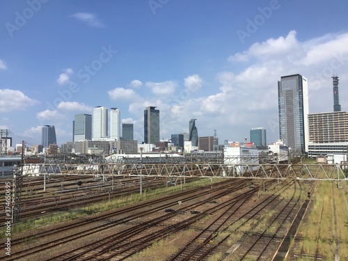 Skyscrapers around Nagoya Station in Aichi