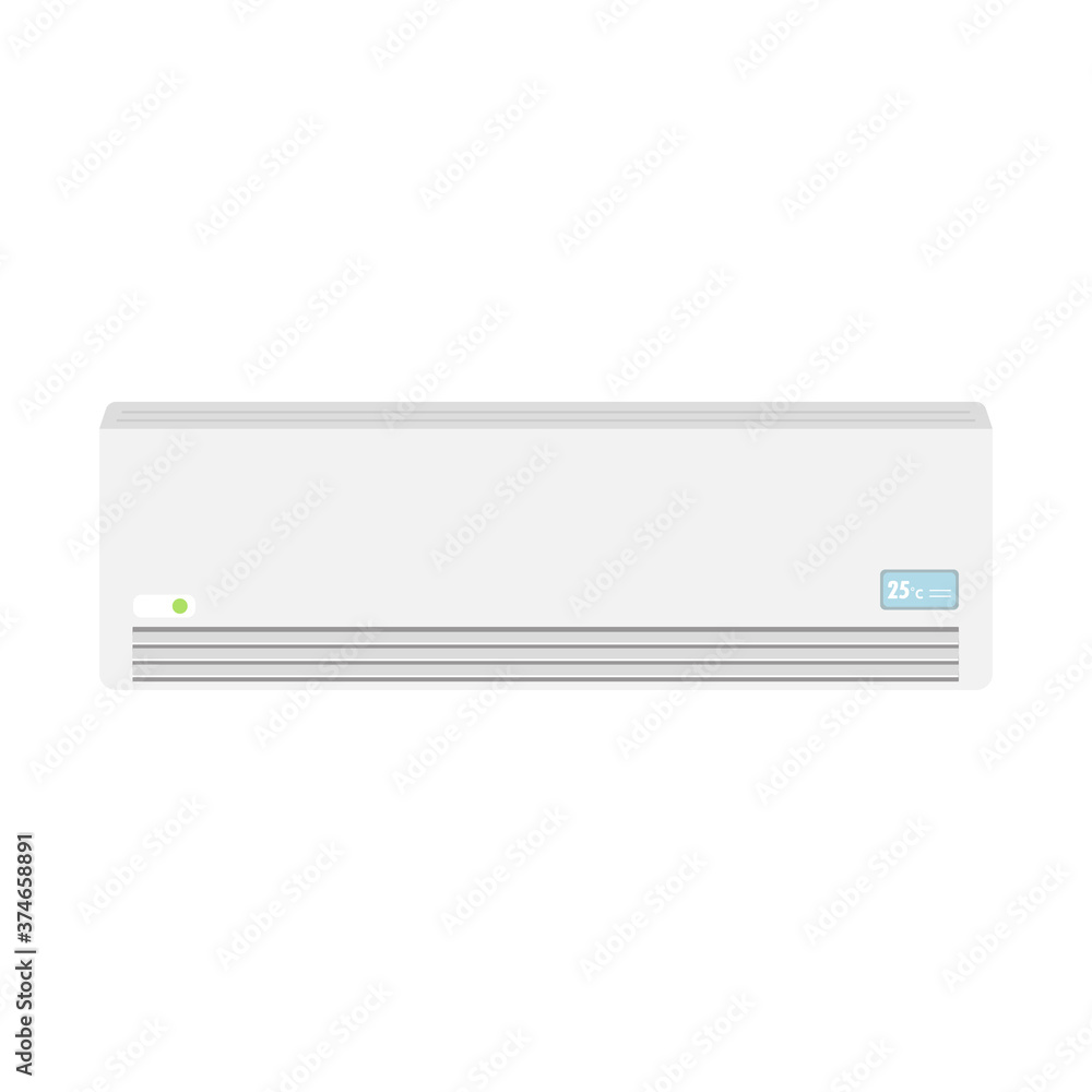 Air conditioner vector. Air conditioner on white background. Air conditioner vector. Air conditioner on white background.