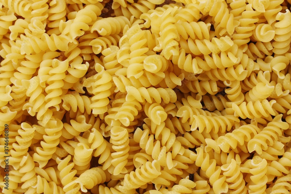Durum macaroni on a wooden table macro Durum macaroni on a wooden table macro