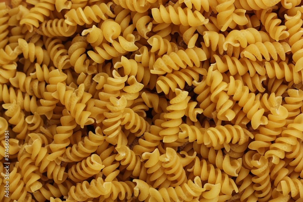 Durum macaroni on a wooden table macro Durum macaroni on a wooden table macro