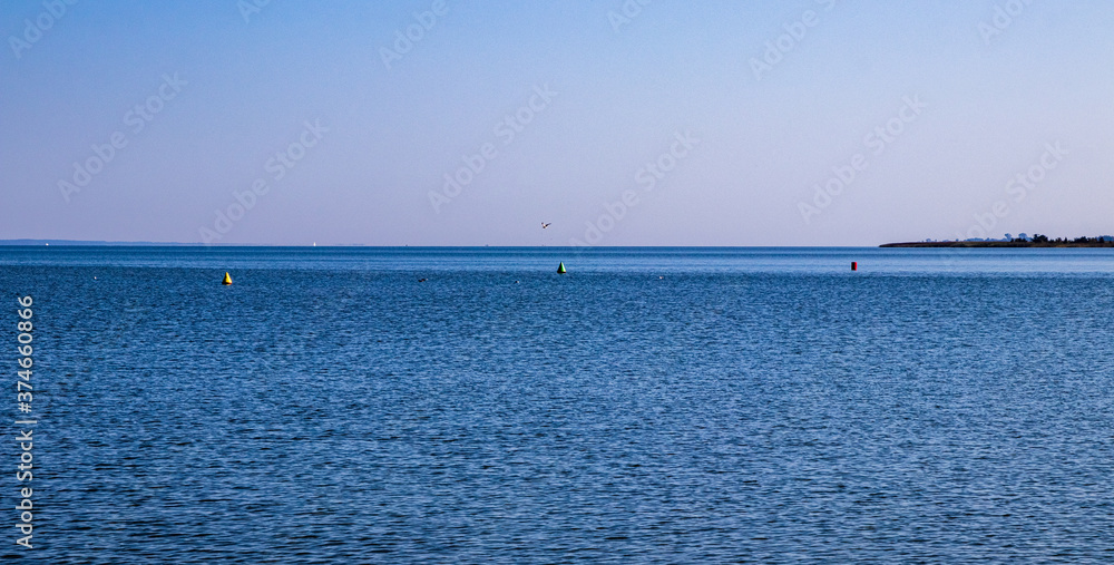 The Vistula Spit in the morning of Frombork, Poland The Vistula Spit in the morning of Frombork, Poland