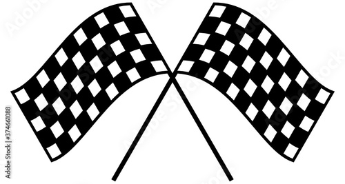 racing flag vector
