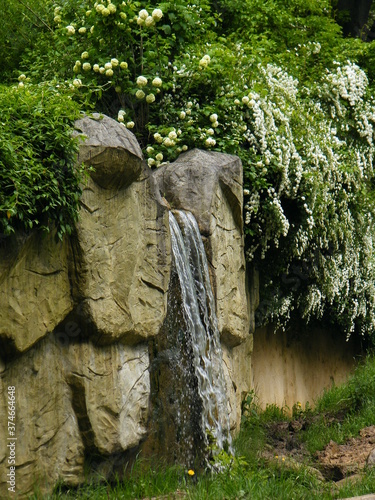 stone statue in the park