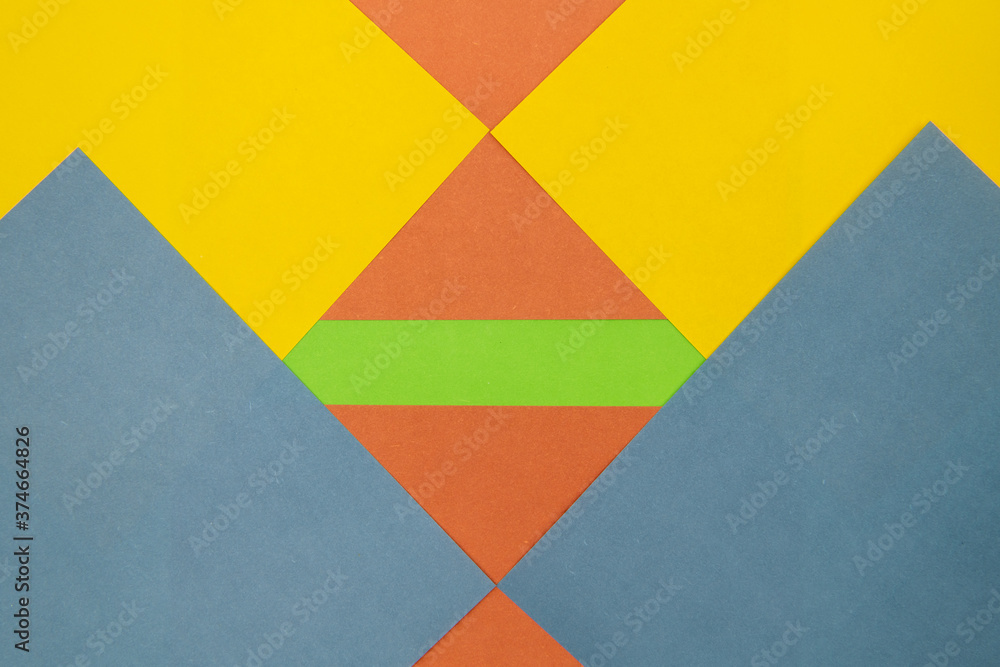 Grey, Purple, Orange and Blue coloured paper background Grey, Purple, Orange and Blue coloured paper background