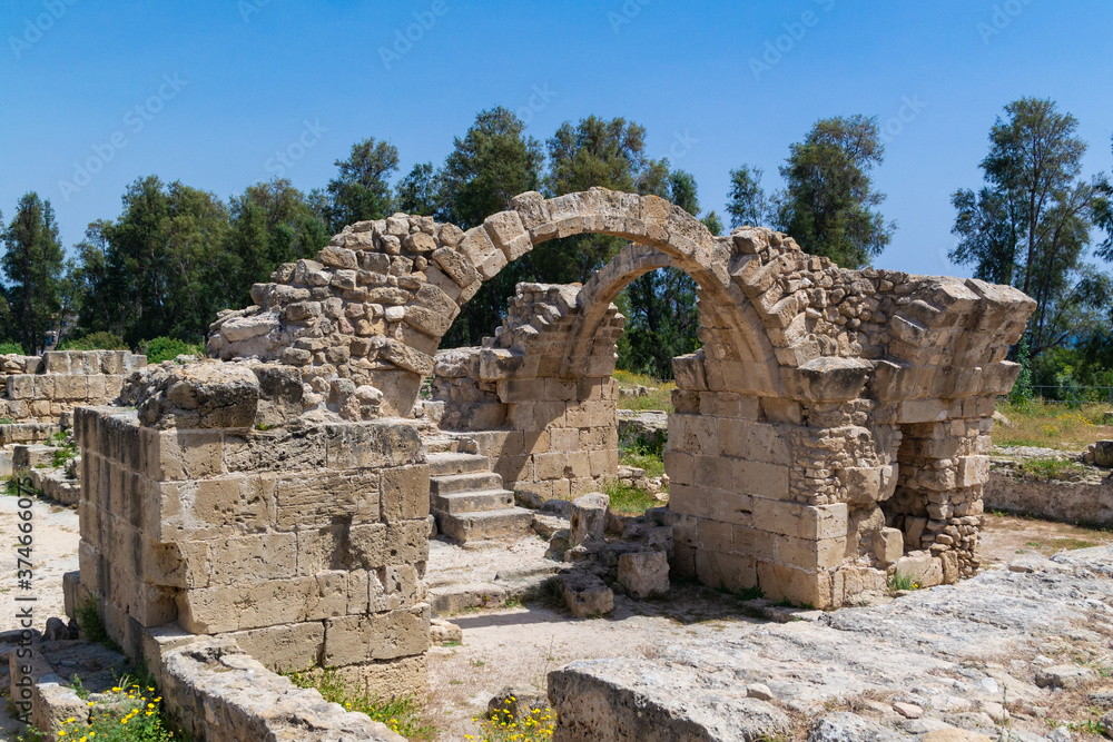 Ancient Roman arch in Paphos, Cyprus. Ancient Roman arch in Paphos, Cyprus.