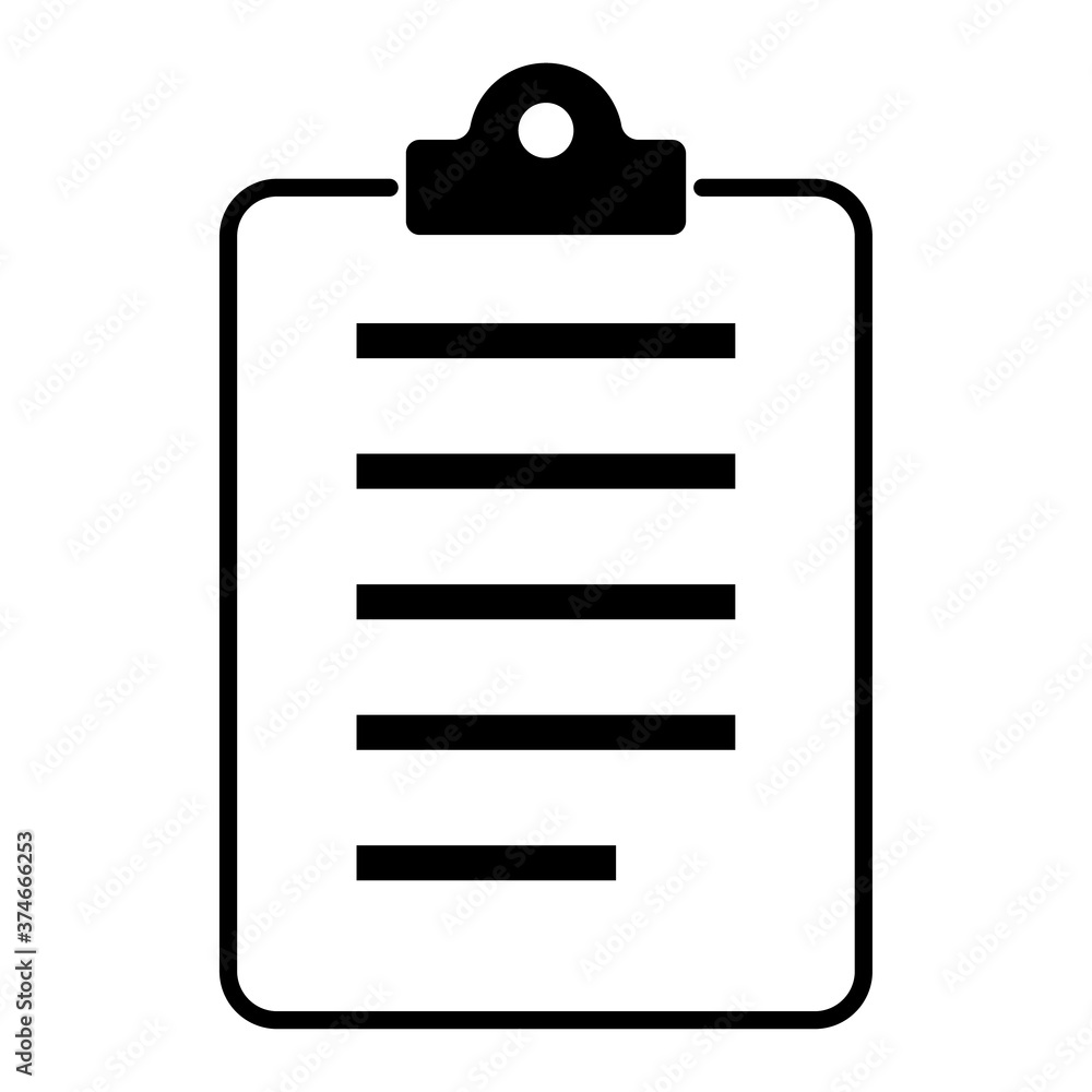 Check list , checklist flat web icon isolated on white background. Mark symbol, document report test, vector illustration Check list , checklist flat web icon isolated on white background. Mark symbol, document report test, vector illustration