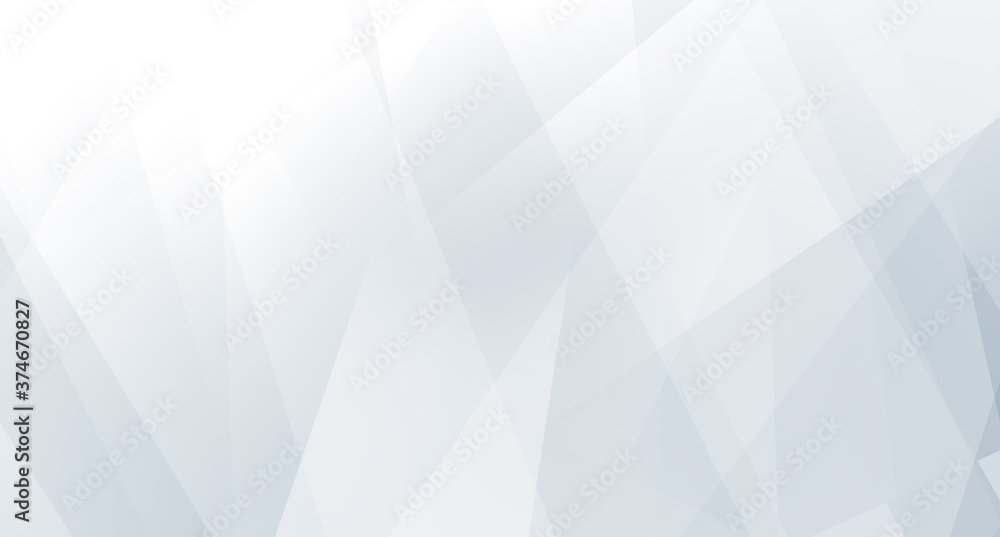 Obraz premium Abstract blue white and gray polygon triangle pattern gradient background. 3d render illustration.