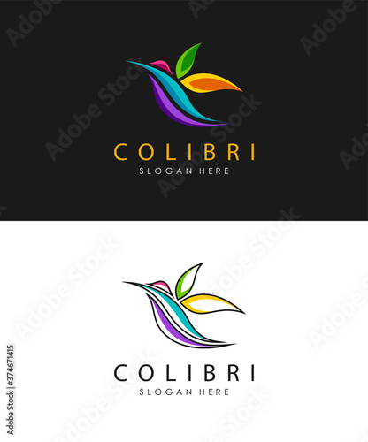 Vector illustration of Cilibri bird logo