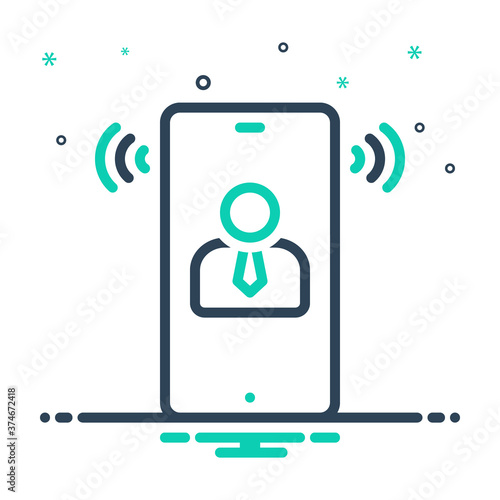 Mix  icon for speech 