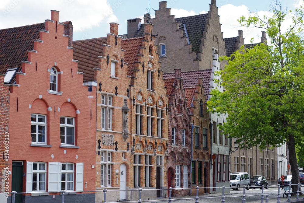Obraz premium Façade de Bruges