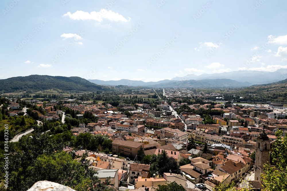 Fototapeta premium Le vie dell'Abruzzo a Castel di Sangro