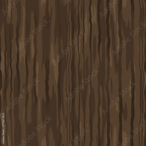 seamless drawn cartoon rough wood tree trunk
