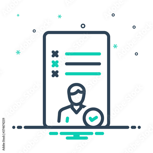 Mix  icon for attend