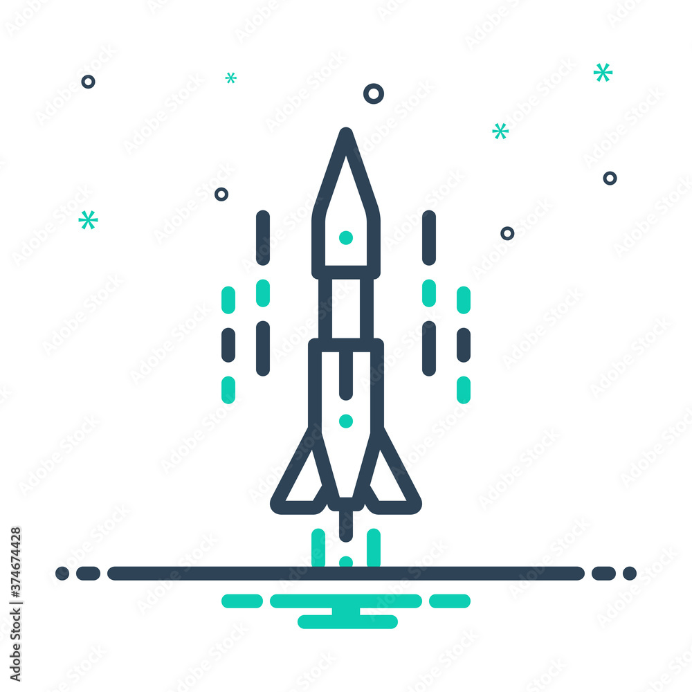 Mix icon for missile Mix icon for missile