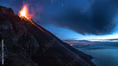 Sciara del fuoco Stromboli photo