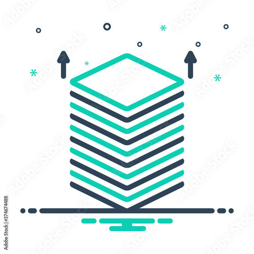 Mix  icon for pile