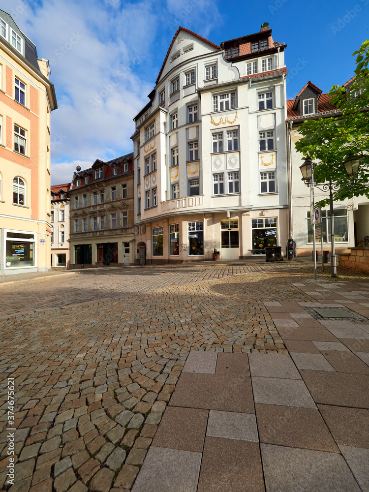 Stadtansicht Zeitz, Burgenlandkreis, Sachsen-Anhalt, Deutschland