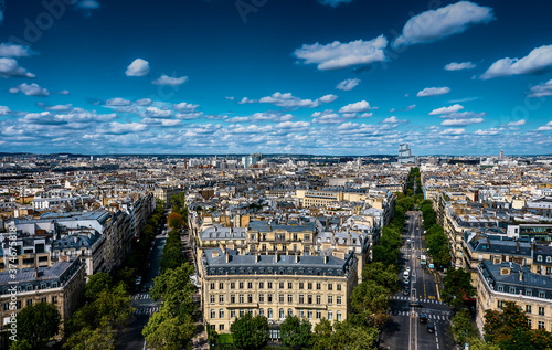 Paris - vue arc de triomphe