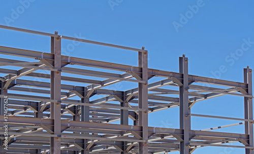 Structure of steel for building construction