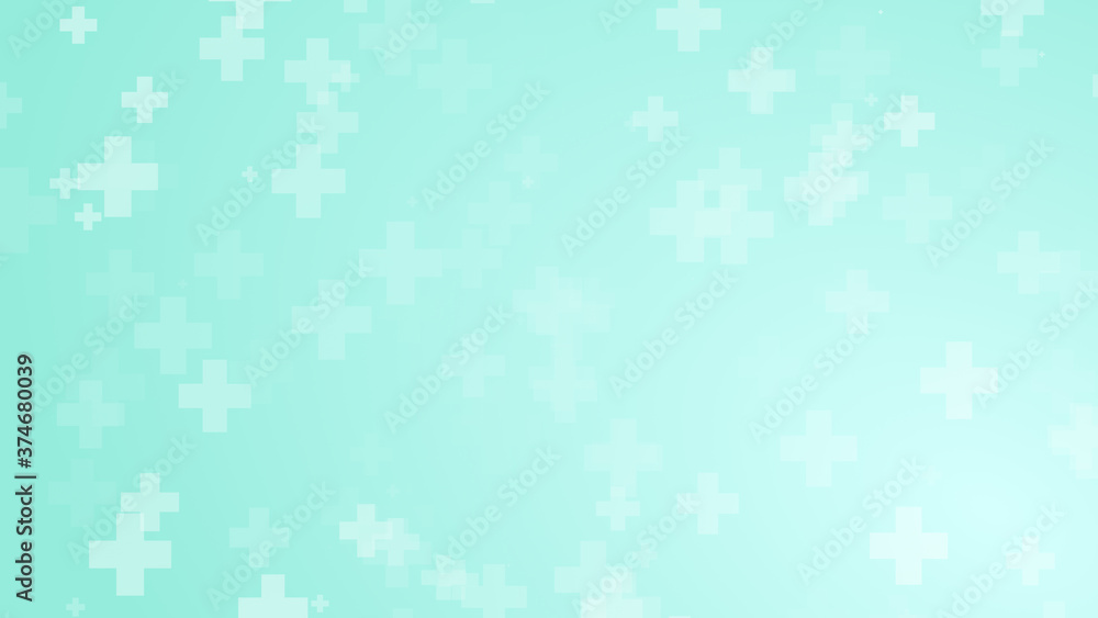 Abstract medical green blue cross pattern background. Abstract medical green blue cross pattern background.