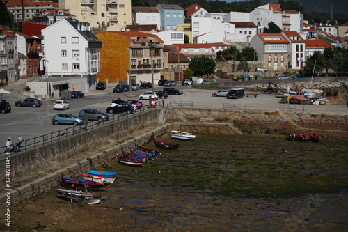 Palmeira, coastal village of Galicia,Spain. 