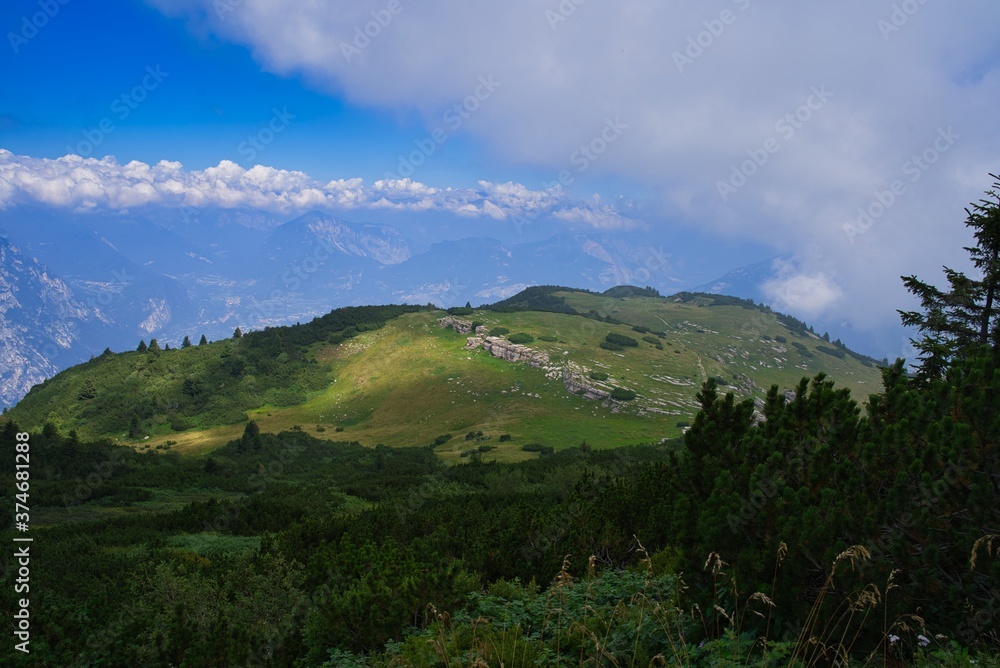 Fototapeta premium Monte Baldo, Lake Garda, Italy