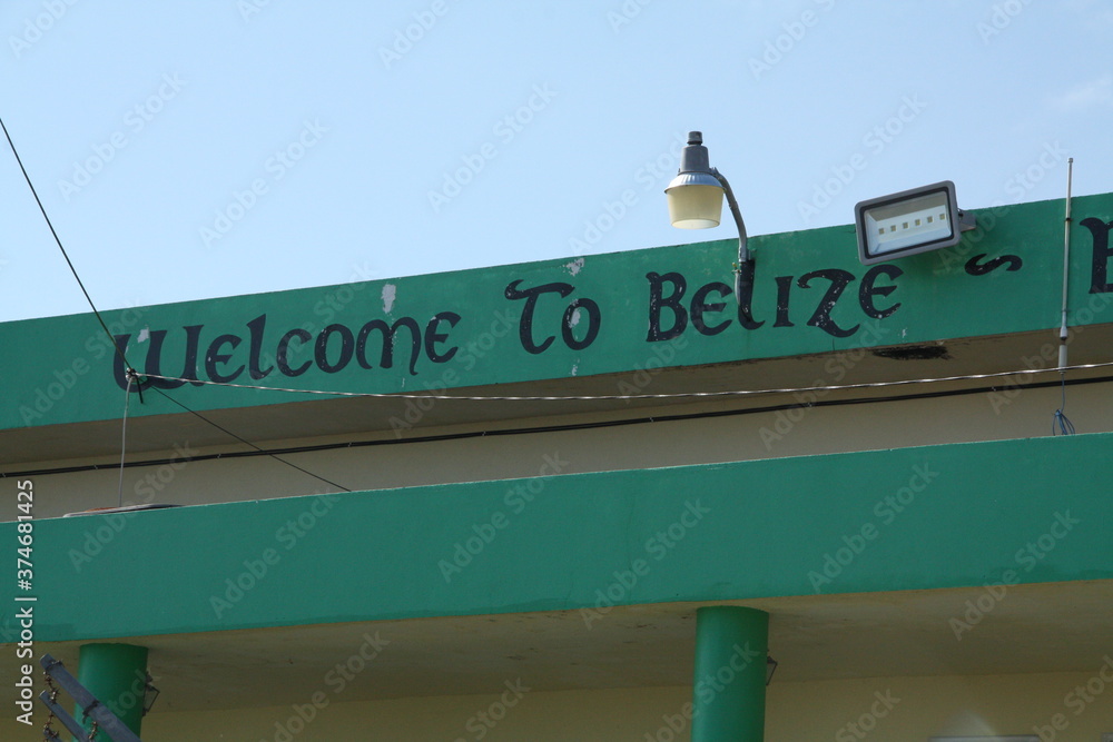 Obraz premium welcome to belize