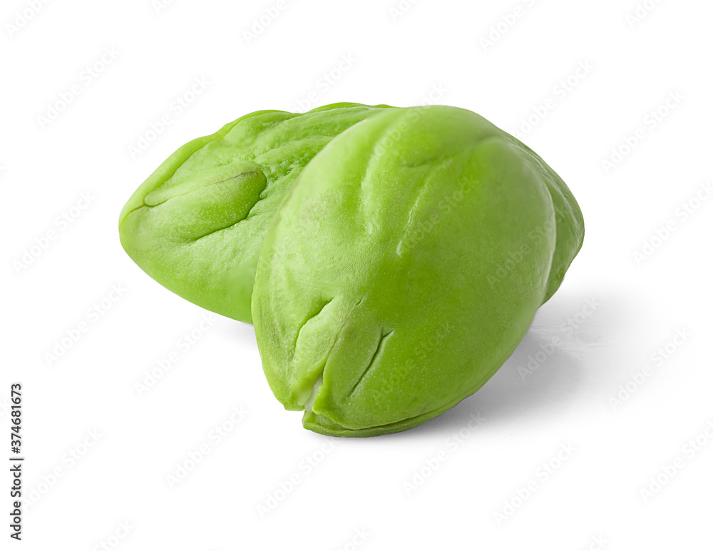 Sato seeds isolated on white background Sato seeds isolated on white background