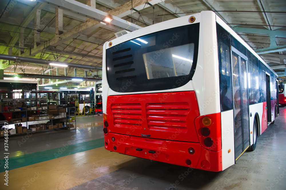 Bus production manufacture