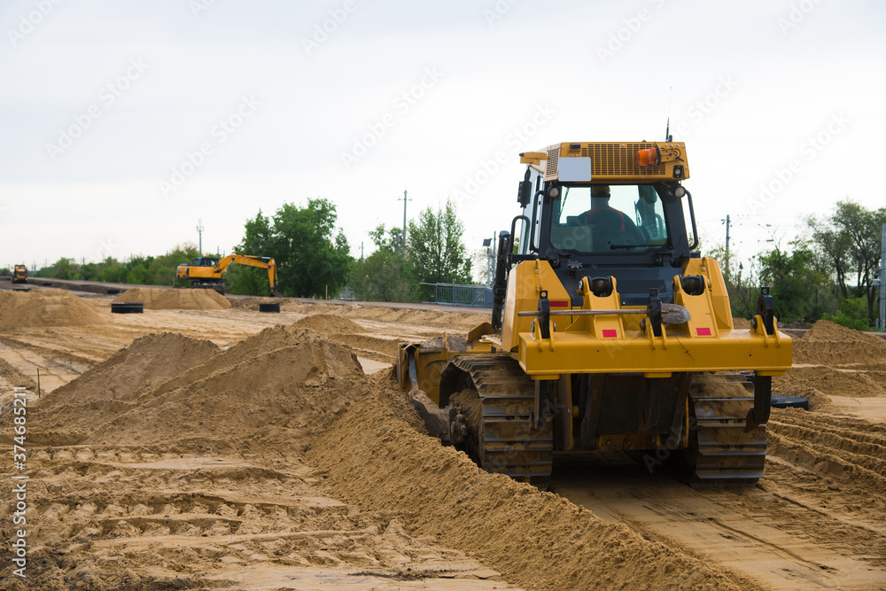 Repair of the old and construction of a new asphalt road Repair of the old and construction of a new asphalt road