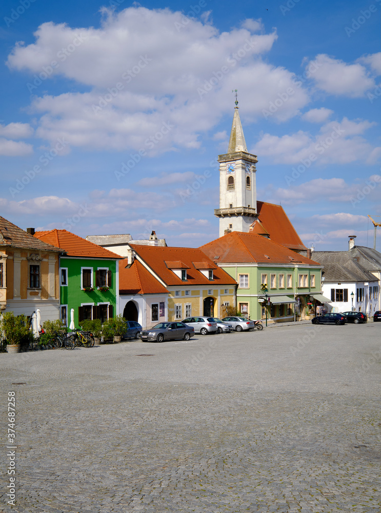Historische Altstadt von Rust am  Neusiedler See, Burgenland, Österreich