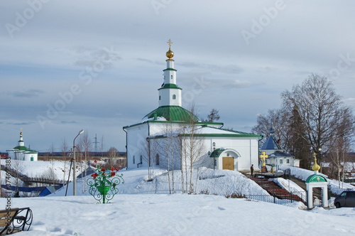 Winter Church Of Stephen Of Perm  Mikhaylo-Arkhangelsk Ust-Vym monastery. Komi Republic  Russia