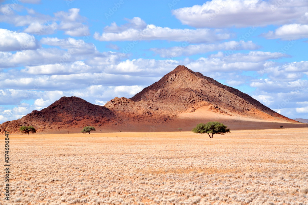 Wüstenlandschaft am NamibRand in Namibia